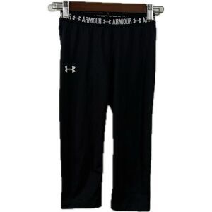 Under Armour, girls size, small, athletic pants, cropped ￼